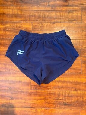 Fabletics Navy Blue Women’s Running Shorts | Size Medium